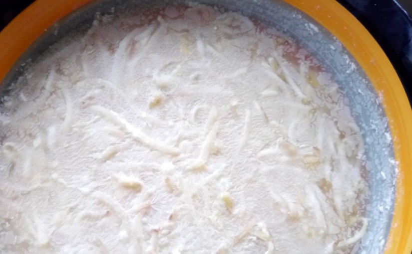 米のとぎ汁で漬物づくり（ミャンマーの発酵食品～その３～）